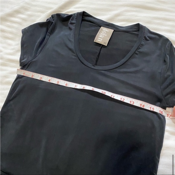 Anthropologie Dolan Left Coast Lorin Tunic Shift Dress Black size XXSmall - Picture 11 of 12